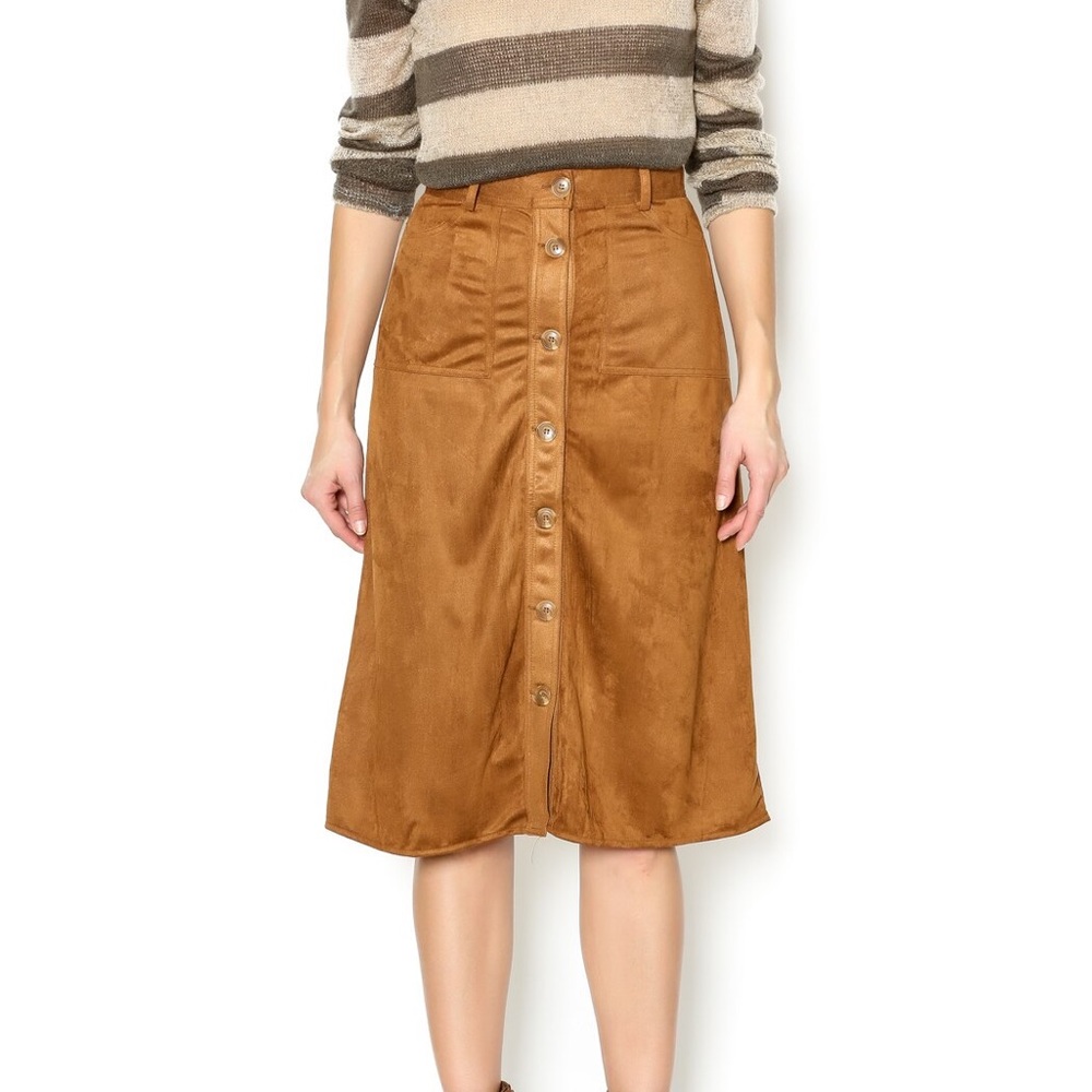 BNWT Dance & Marvel Suede Skirt